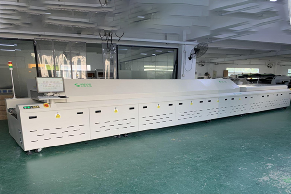 大型12 温区无铅回流焊机EW-1230MC(散热器焊接专用炉)